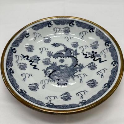 Large Chinese Dragon Plate-local pickup and shipping available