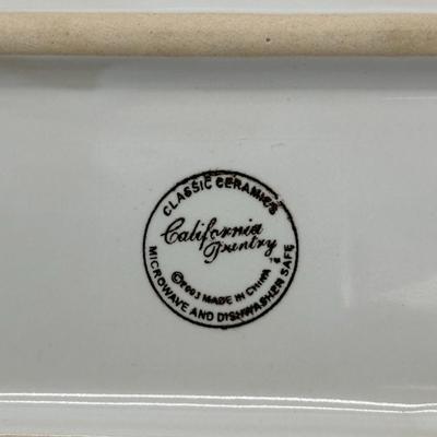 Pair of Olive Tray Ceramic California Pantry-local pickup and shipping available