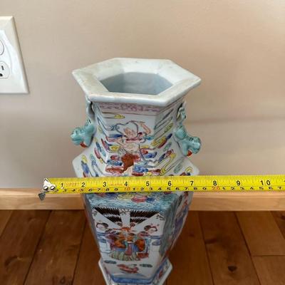 Large Chinese Vintage Vase with Figures-local pickup and shipping available