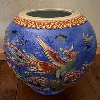 Pair of Chinese Vintage Porcelain Enamel Colour Bottle Vase With Four Characters Mark-local pickup and shipping available