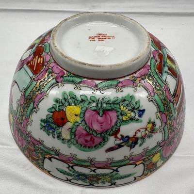 Large chinese punch bowl