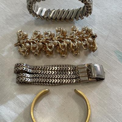 4 vintage bracelets