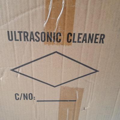 Brand new in box CO-Z Ultrasonic Cleaner with Heater and Timer, 600W 30L Digital Sonic Cavitation Machine - we opened the box!