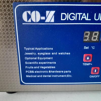 Brand new in box CO-Z Ultrasonic Cleaner with Heater and Timer, 600W 30L Digital Sonic Cavitation Machine - we opened the box!