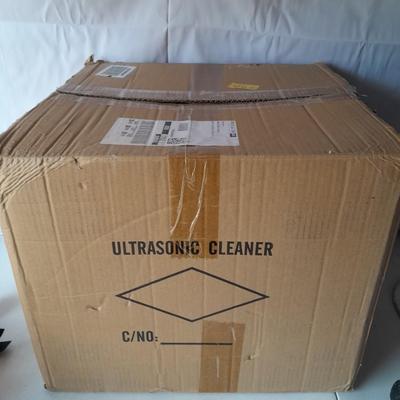 Brand new in box CO-Z Ultrasonic Cleaner with Heater and Timer, 600W 30L Digital Sonic Cavitation Machine - we opened the box!