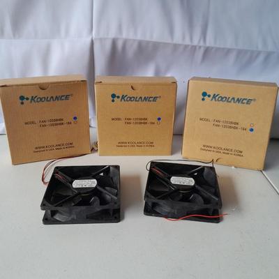 Three new Koolance fans and two without box that appear new