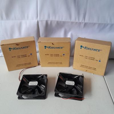 Three new Koolance fans and two without box that appear new