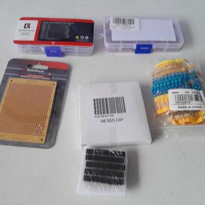 Brand new electronic repair items - Voltage regulator IC Assortment kit - capacitors - Diodes and more