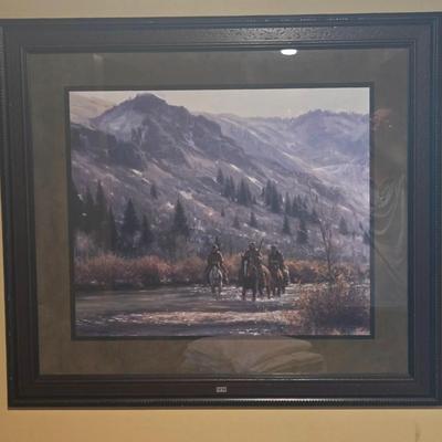 Horseback Riding Framed Art