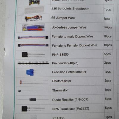 Brand new electronic repair items - 200-piece Capacitor assortment - UNIROI starter kit and more