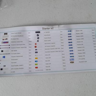 Brand new electronic repair items - 200-piece Capacitor assortment - UNIROI starter kit and more