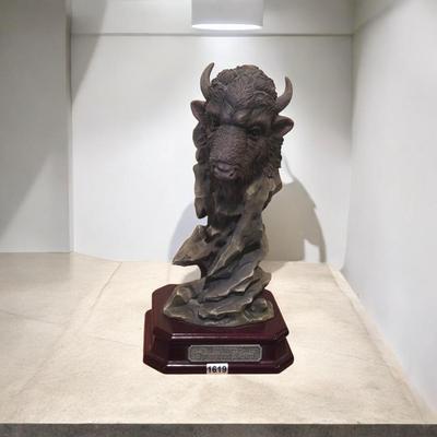 Bison Miniature Statue