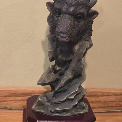 Bison Miniature Statue
