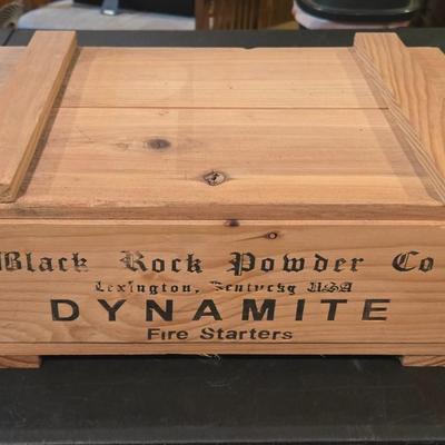 Dynamite Fire Starter Crate