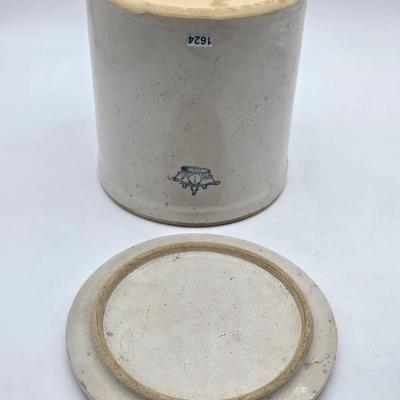 #1 Salt Glazed Crock with Lid