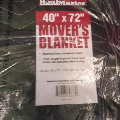 New moving blanket and new tarp