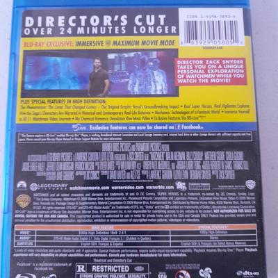 Six Blue Ray DVD movie's Some unopened! -Watchmen -Soldier - Man on Fire - The Accountant & more