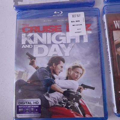 Six Blue Ray DVD movie's Some unopened! -Watchmen -Soldier - Man on Fire - The Accountant & more