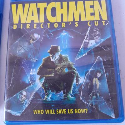 Six Blue Ray DVD movie's Some unopened! -Watchmen -Soldier - Man on Fire - The Accountant & more