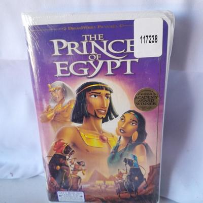 Children's DVD movies and two collectible VHS movies - Fantasia - Prince of Egypt = Toy story 2 - Despicable me 2