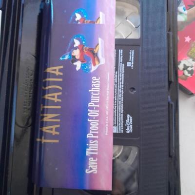 Children's DVD movies and two collectible VHS movies - Fantasia - Prince of Egypt = Toy story 2 - Despicable me 2