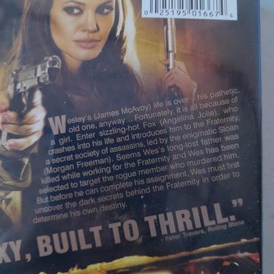 Six DVD Movies - Wanted - Good luck Chuck - The great escape - Conspiracy Theory and more