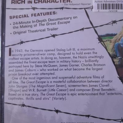 Six DVD Movies - Wanted - Good luck Chuck - The great escape - Conspiracy Theory and more
