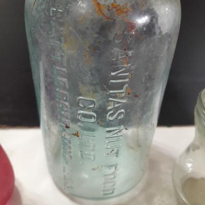 Collection of old and newer bottles - Princess house oil lights