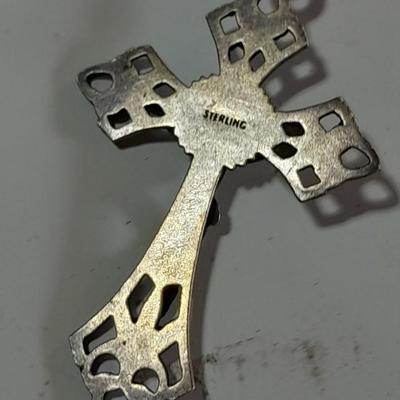Three beaded rosaries - One is Sterling silver -