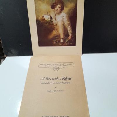 A boy with a Rabbit