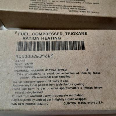 Compressed Ration heating fuel - one dozen boxes