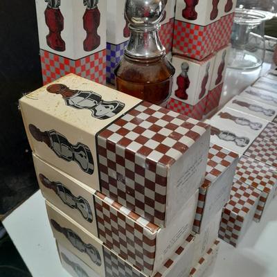 Avon bottle chess set still in original boxes!