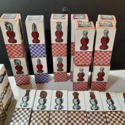 Avon bottle chess set still in original boxes!