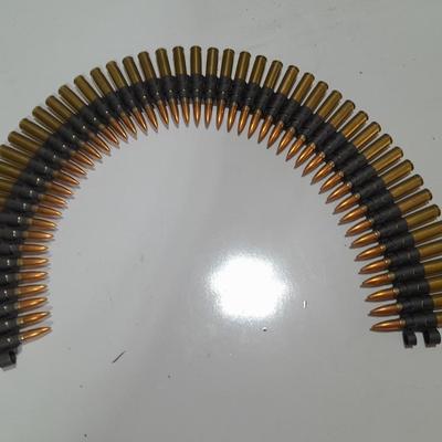 50 rounds of linked ammunition