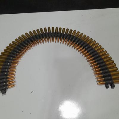 50 rounds of linked ammunition