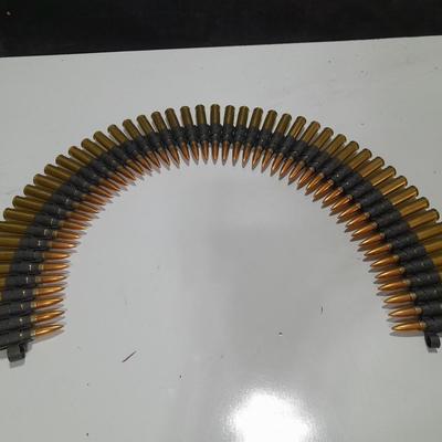 50 rounds of linked ammunition