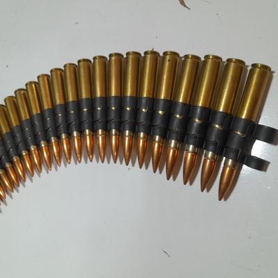 50 rounds of linked ammunition