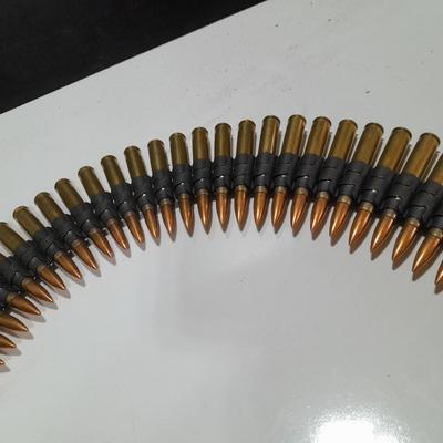 50 rounds of linked ammunition