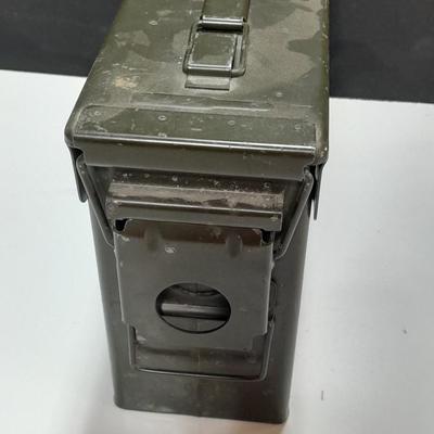 Army green metal Ammo box metal