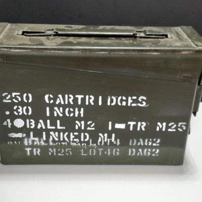 Army green metal Ammo box metal