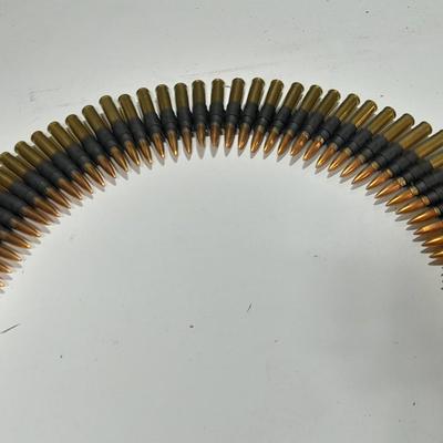 50 rounds of linked ammunition