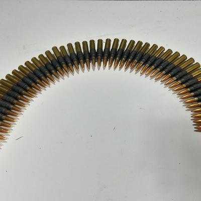 50 rounds of linked ammunition
