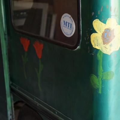 1983 AMERICAN GENERAL POSTAL TRUCK HAND DECORATED WITH FLAIR BY OWNER ORIGINAL INTERIOR