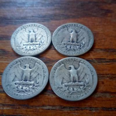 LOT 23 WW II WASHINGTON QUARTERS