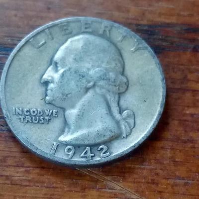 LOT 27 1942-S WASHINGTON QUARTER