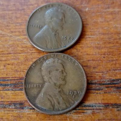 LOT 31 TWO EARLY SAN FRANCISCO LINCOLN CENTS