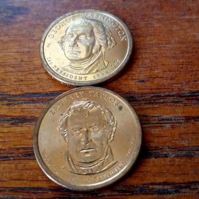 LOT 32 TWO PRESIDENTIAL COINS