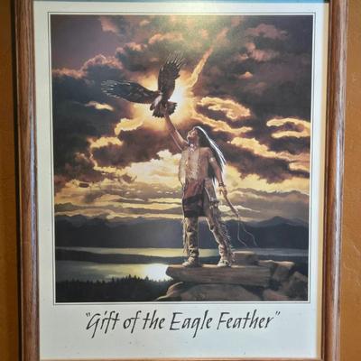 Gift Of The Eagle Father Framed Art