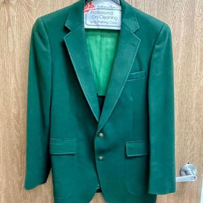 Green Blazer Botany 500