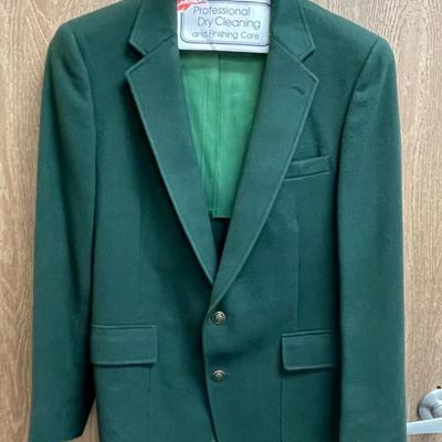 Green Blazer Botany 500